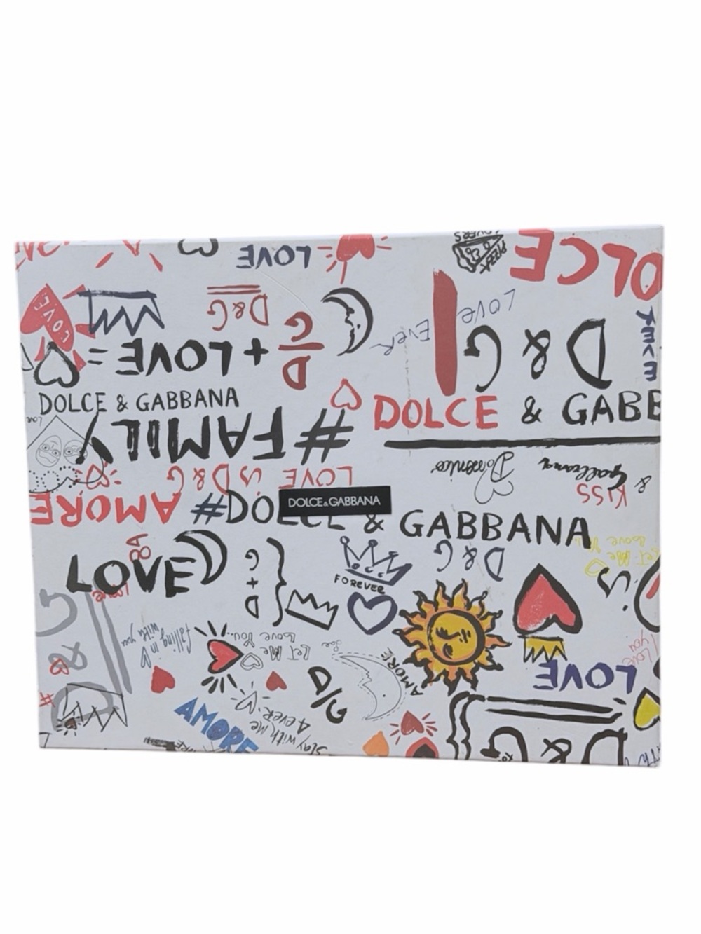 Large Empty Dolce & Gabbana Shoe Sneaker Box Love Family Amore 13x10.5x5